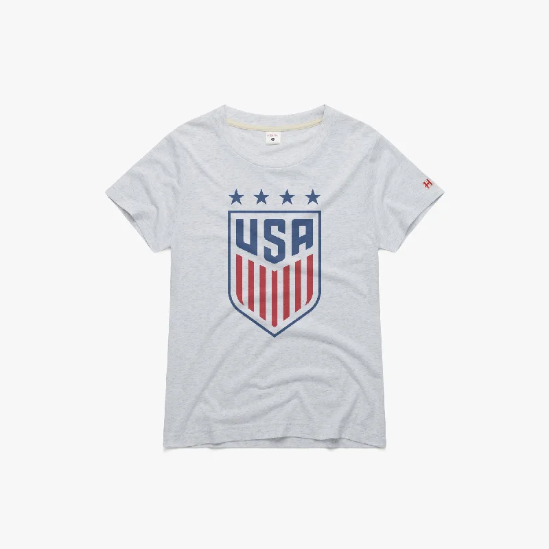 Women's Blouse with Lapel CollarWomen's USWNT Crest