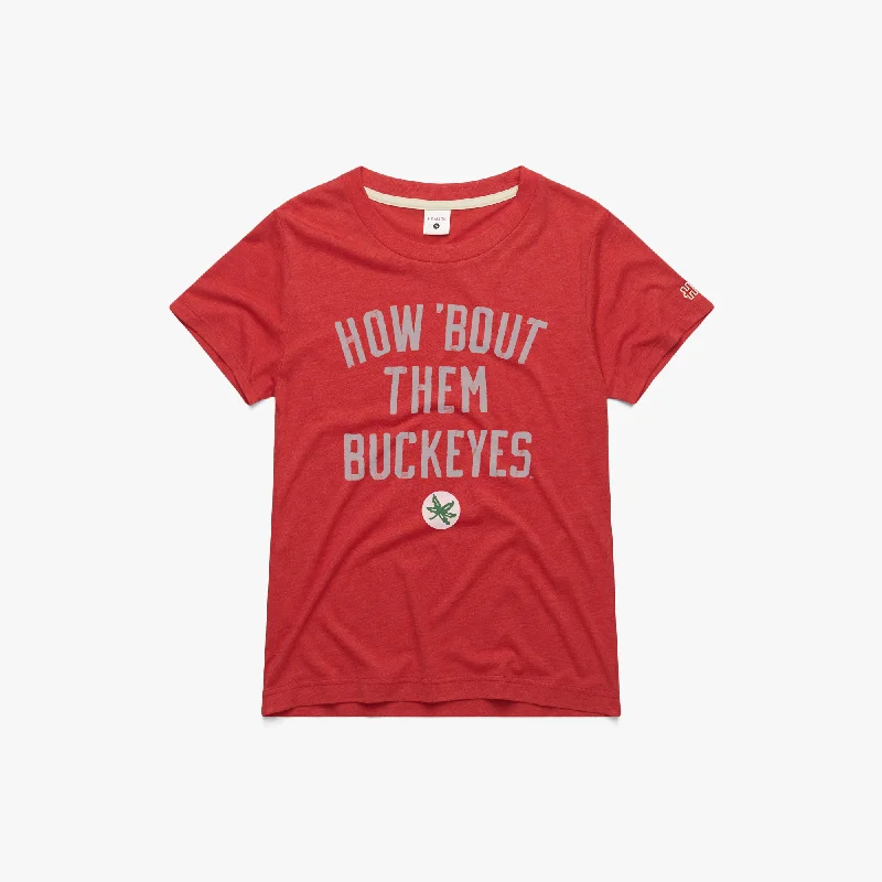 Women's Blouse with Rounded CollarWomen's How Bout Them Buckeyes