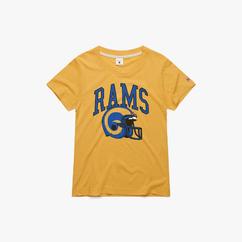 Women's Blouse for ChurchWomen's Los Angeles Rams Helmet Retro