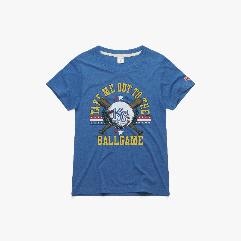 Women's Blouse with PatchesWomen's Kansas City Royals Take Me Out To The Ballgame