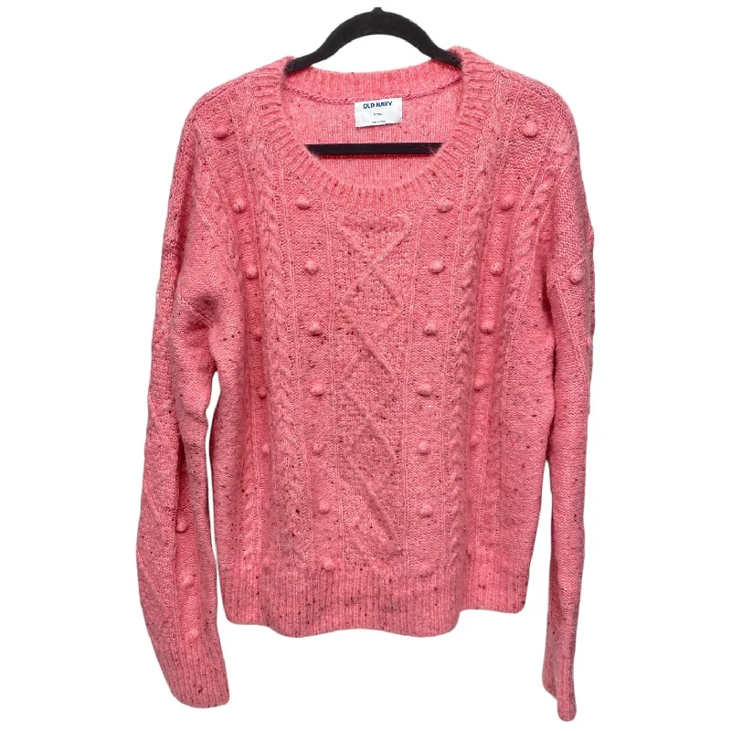 Women's Patterned SweatersSweater By Old Navy In Pink, Size: M