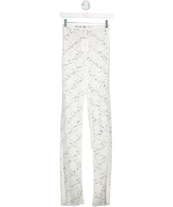 Women's Norwegian SweatersSLA the label White Kimmy Trousers Tall UK XS