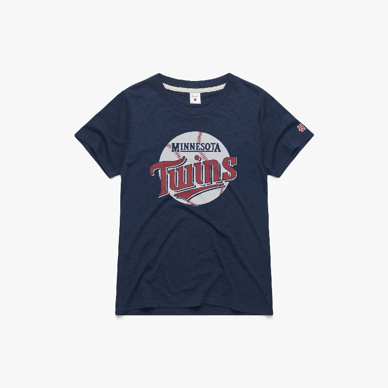 Women's Blouse with Collarless DesignWomen's Minnesota Twins '87