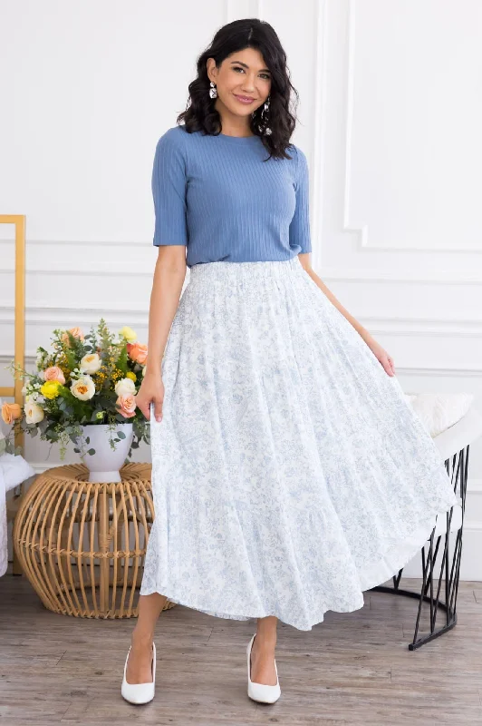 Women's Knit SkirtsToday's Promise Modest Tier Skirt