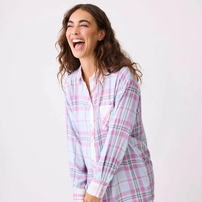 women's pajamas with a touch of elegance and sophisticationP.J. Salvage Seeing Stripes Nightshirt