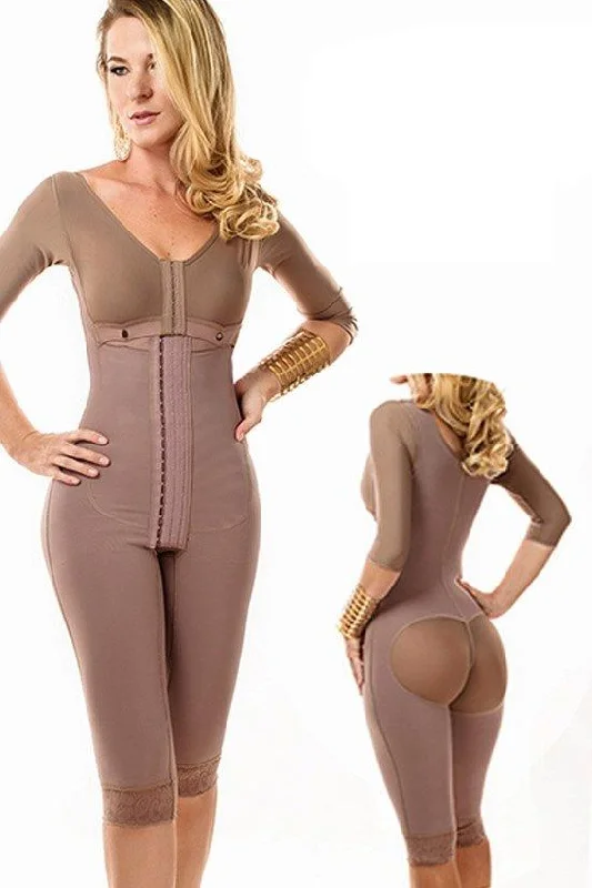 underbust corset for waist definitionLong Sleeved Full Body Shaper