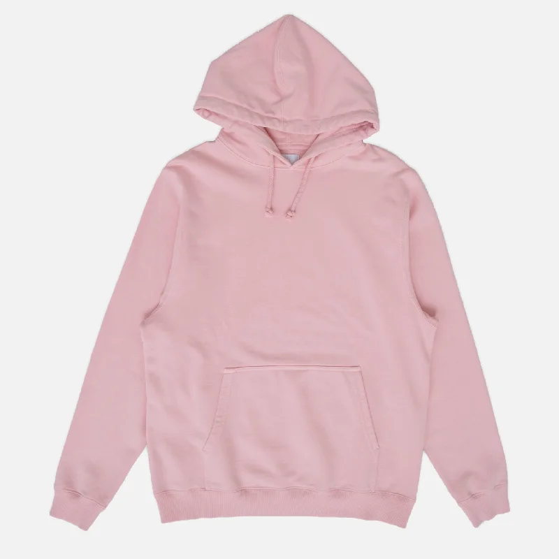 Women's Hooded Sweatshirts with Snap ButtonsPink Hooded Sweatshirt