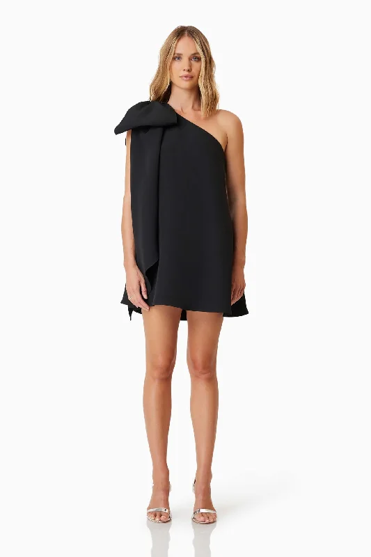 Women's Boat Collar DressesKennedy Party Dress - Black