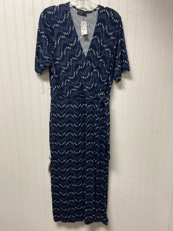 Women's Boat-Neck DressesDress Casual Maxi By Lane Bryant In Navy, Size: 2x