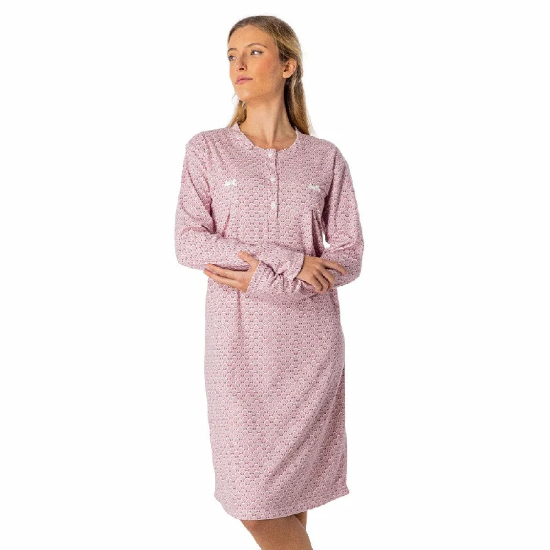 women's pajamas with a relaxed fitCamisón mujer manga larga