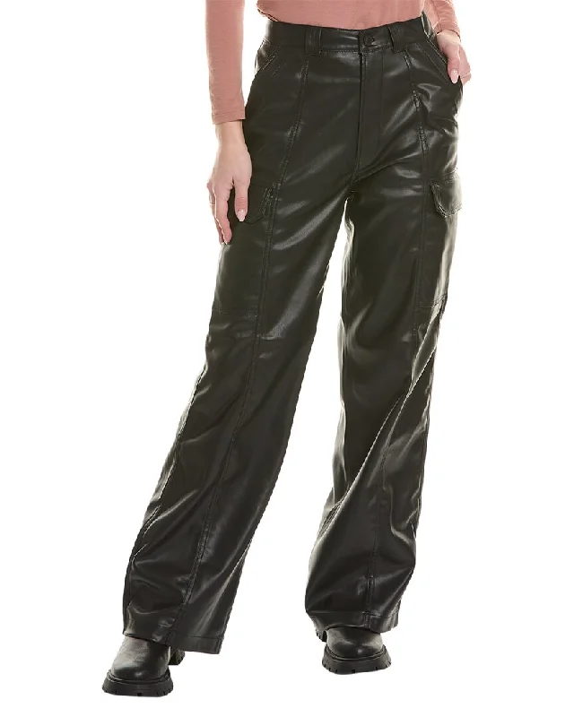 Women's Jodhpurs with Rounded CollarHUDSON Jeans Black High-Rise Wide Leg Jean