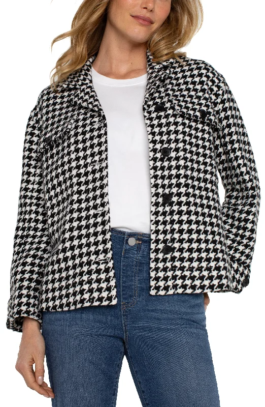 BLACK WHITE HOUNDSTOOTH