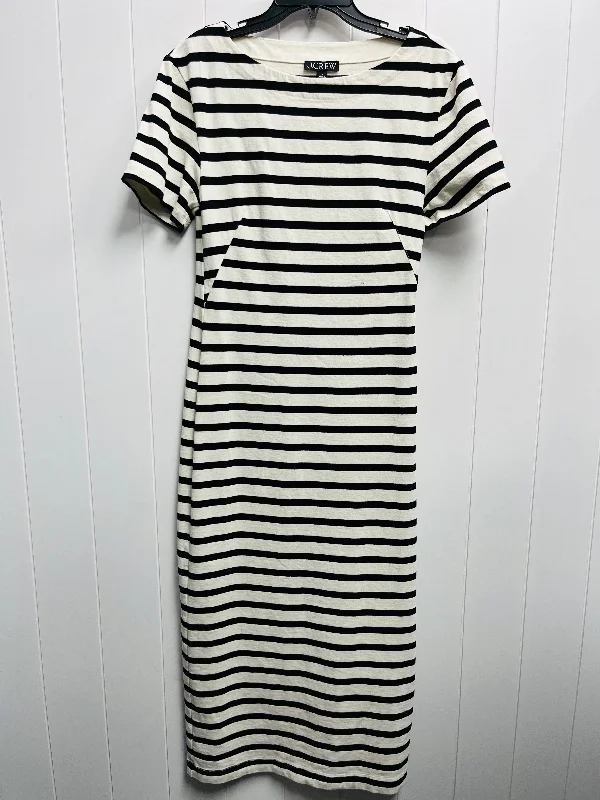 Women's Shift DressesDress Casual Maxi By J. Crew In Black & Cream, Size: S