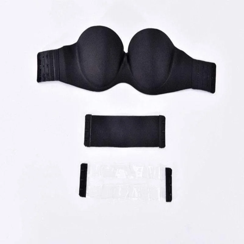 seamless bra with soft cups for all-day comfortLa Belle Fantastique Invisible strap one piece double back strap | Women's Strapless Bra for Large Bust Beauty with Underwire Low Back