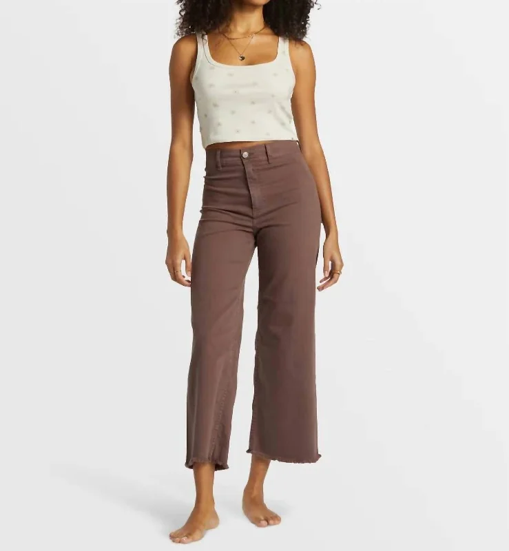 Women's Jodhpurs with Rounded HemFree Fall High-Waist Pant In Kona