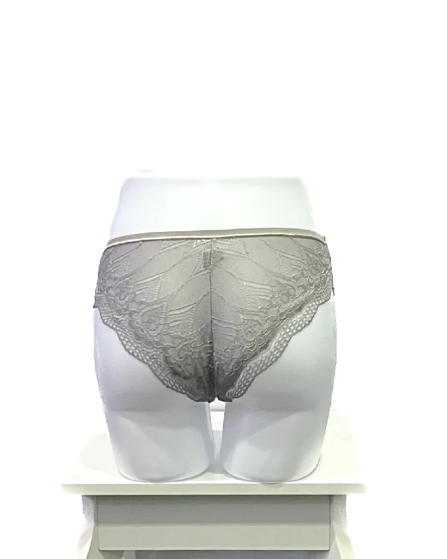 lightweight silk panties with a stretch lace trim for a flirty lookEmbrace It Tangas