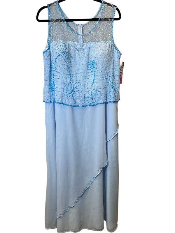 Women's Square-Back DressesDress Party Long By Cmc In Blue, Size: 3x