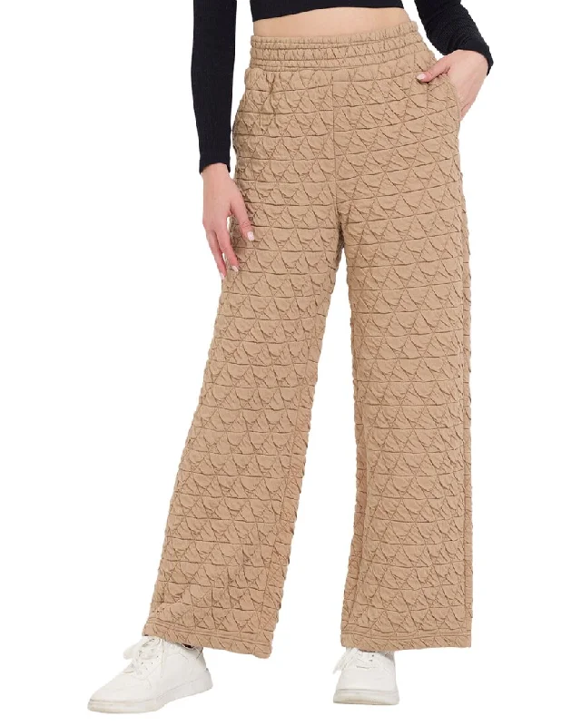 Women's Jodhpurs with ZipperVintage Havana Quilted Flare Pant