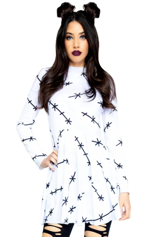 women's pajamas for a good night's sleepStitch T-Shirt Dress