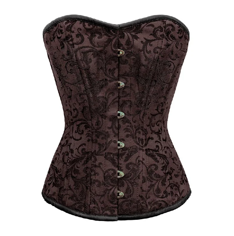 mid-thigh body shaper for skirtsMarita Brocade Waist Training Corset