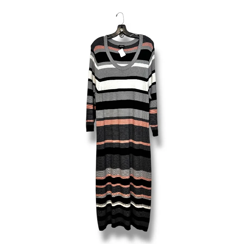 Women's Narrow-Neck DressesDress Casual Maxi By Torrid In Striped Pattern, Size: L