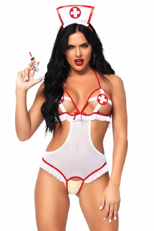 women's pajamas for those who love to stay in and relaxNaughty Nurse Roleplay Lingerie Set