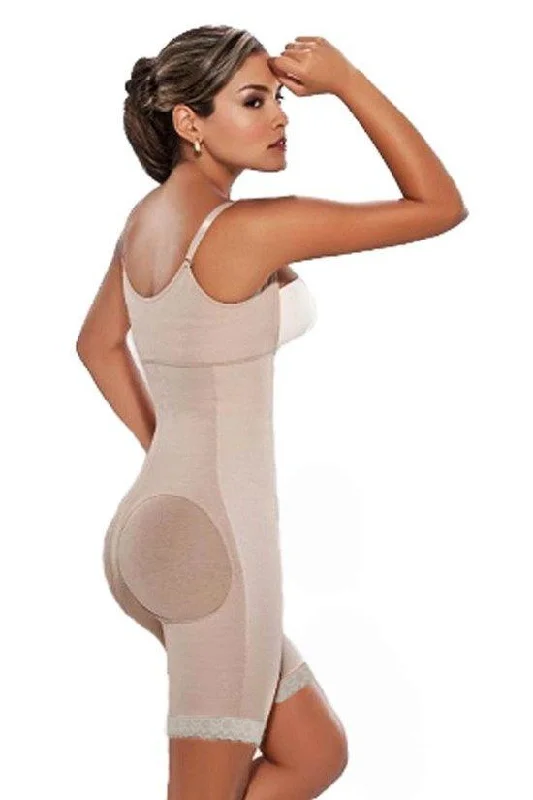 open-bust shapewear for topsPostpartum/Post-Surgery Mid-Thigh Body Shaper