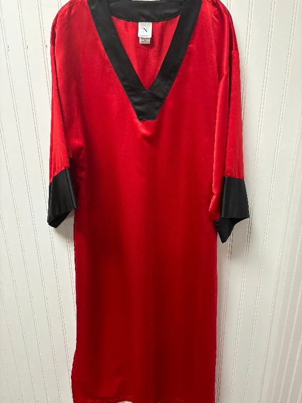 Women's Gathered DressesDress Casual Maxi By Natori In Red, Size: 1x