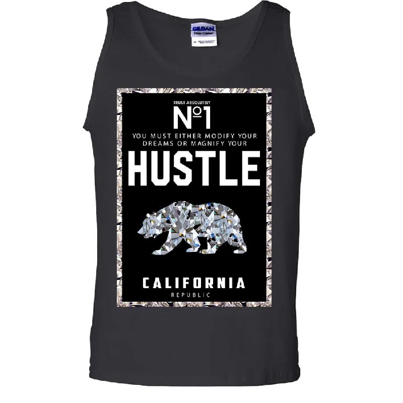 Women's Hooded Sweatshirts with Insulated FabricCalifornia Republic No. 1 Diamond Hustle Asst Colors Tank Top