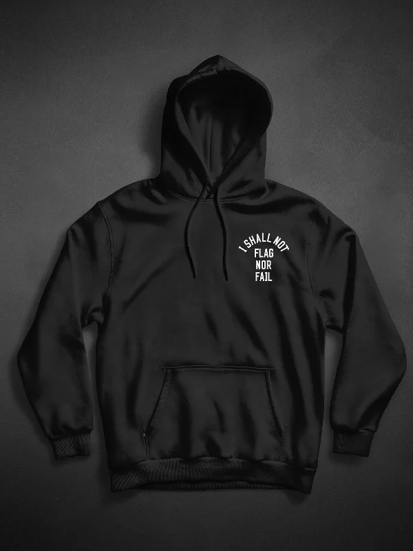 Women's HoodiesANTHEM HOODIE- BLACK/WHITE