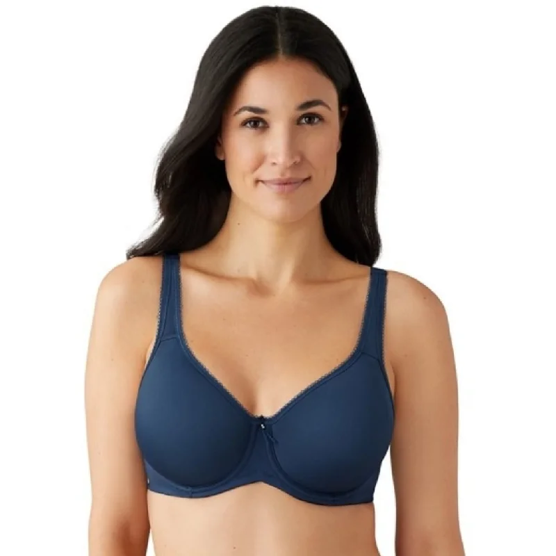 plus-size underwire bra with wide strapsWacoal Basic Beauty Spacer T-Shirt Bra