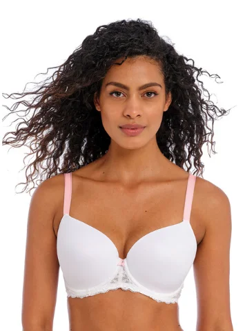 lingerie bra set with matching pantiesOffbeat AA5450 Uw Moulded Bra - White