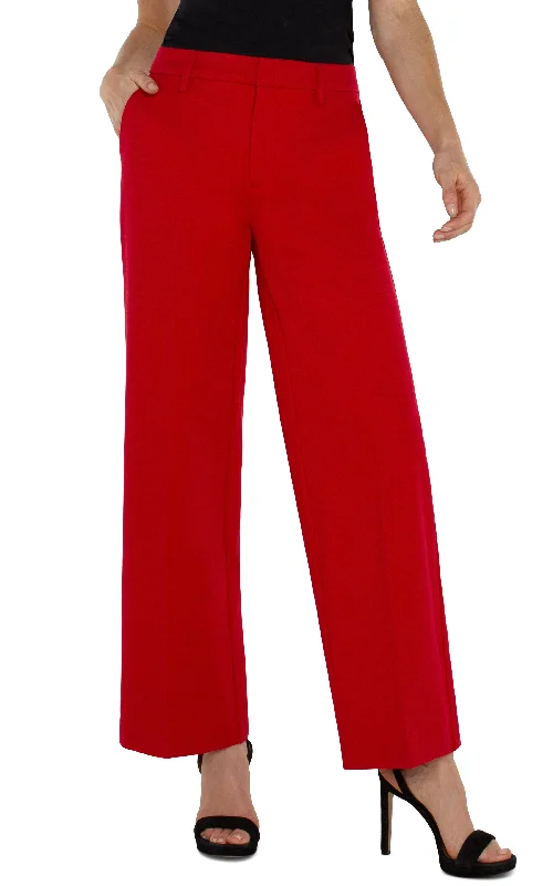 Women's Jodhpurs with U-Shaped NeckKELSEY WIDE LEG TROUSER