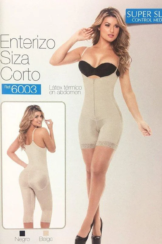 open-bust corset shapewear for waist definitionMid-Thigh Open Bust Body Shaper