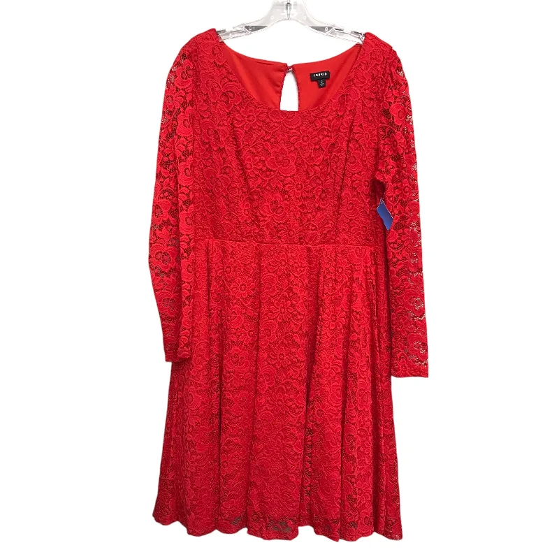 Women's Round-Neck DressesDress Party Short By Torrid In Red, Size:2X