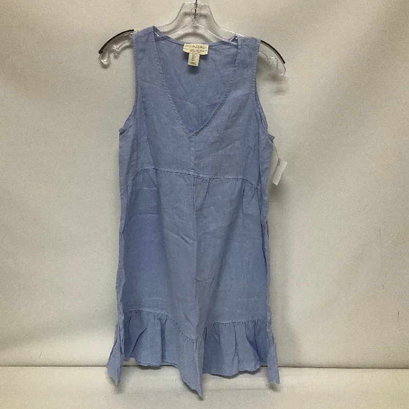 Women's Mini DressesBlue Dress Casual Short Cynthia Rowley, Size S