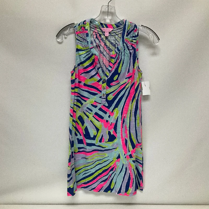 Women's Collarless DressesMulti-colored Dress Casual Short Lilly Pulitzer, Size Xs