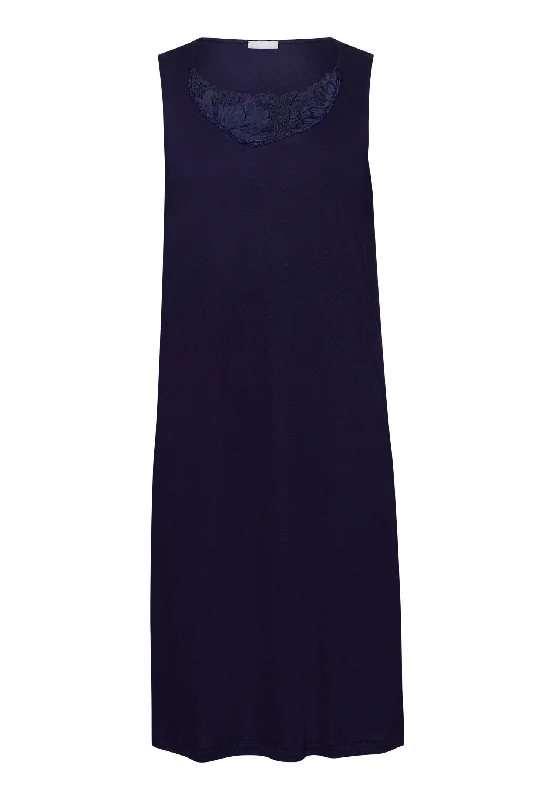 women's pajamas for a good night's sleepAnne Cotton Tank Nightgown | Evening Blue 74890-2621