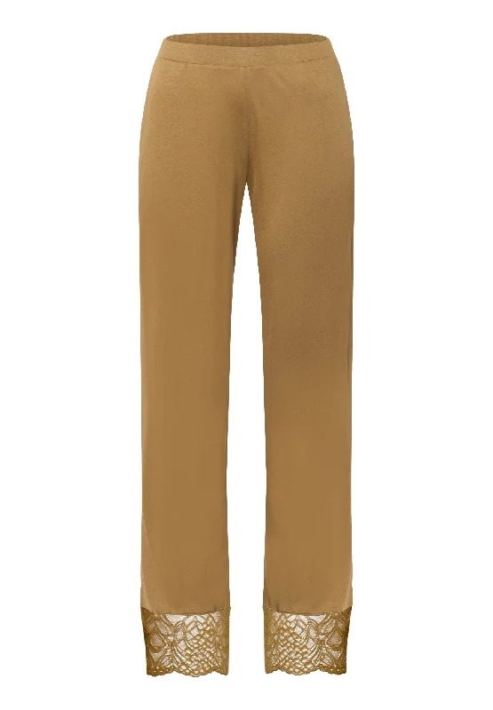 women's pajamas for all-season comfortLilova Knit Pants | Gold 76188-1246