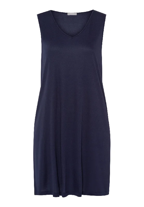 women's pajamas in solid colorsEileen Tank Nightgown | Cosy Blue 76892-1617