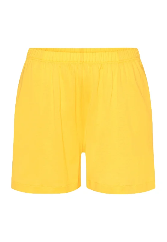 women's pajamas for those who seek cozy, all-night comfortMaila Shorts | Luminous Yellow 77021-1715