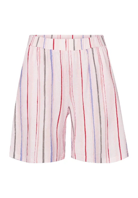 women's pajamas with an elasticized cuffsSleep And Lounge Shorts | Painted Stripe 77486-2366