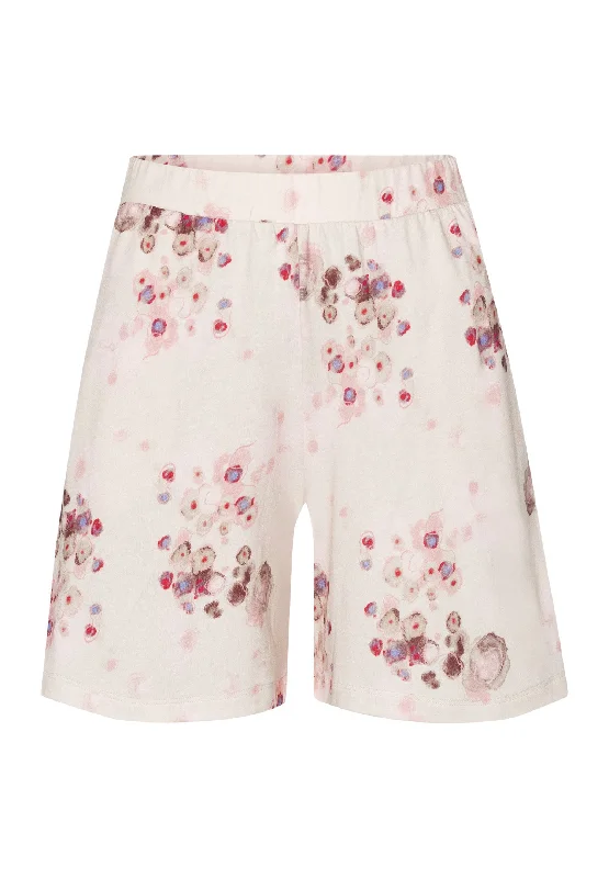 women's pajamas for a cozy night inSleep And Lounge Shorts | Watery Blossoms 77486-2367