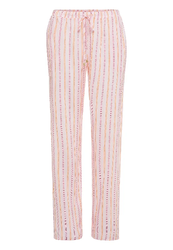 women's pajamas in soft, breathable materialsSleep And Lounge Woven Long Pant | Jolly Stripe 77617-2917