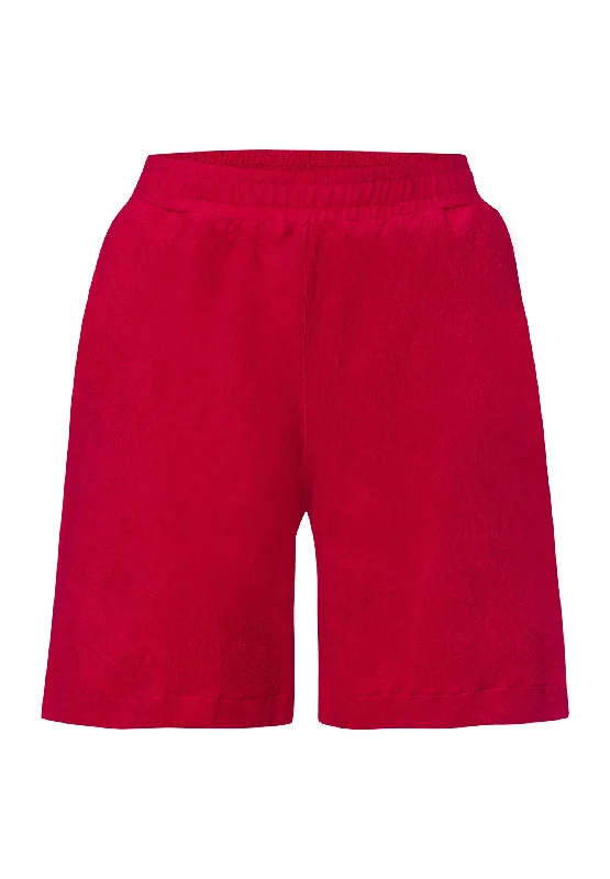 women's pajamas with built-in braSleep And Lounge Shorts | Garnet Red 77740-2401