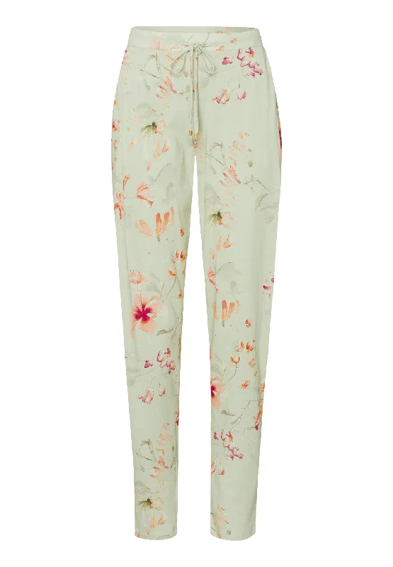 high-quality women's pajama setsSleep And Lounge Knit Pants Print | Aquarelle Garden 77882-1260