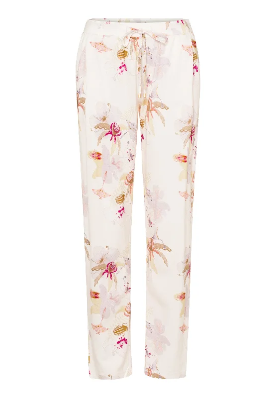 women's pajamas for cold weatherSleep And Lounge Knit Pants Print | Bustling Garden 77882-2956