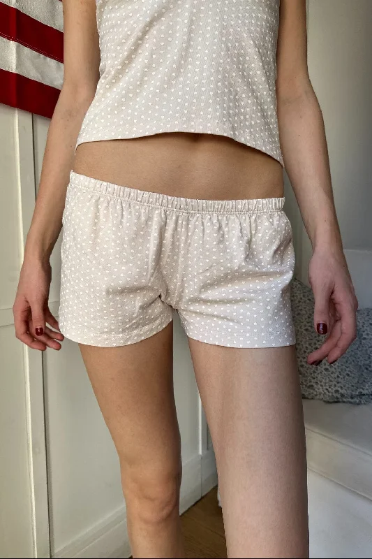 women's pajamas with a touch of whimsical funEmery Heart Shorts