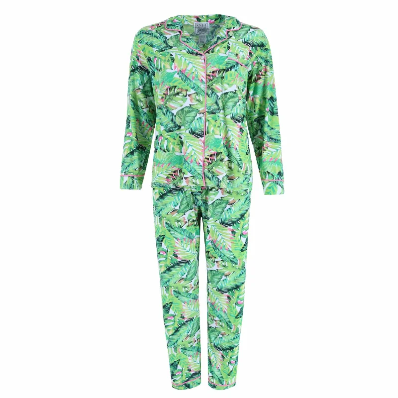 women's pajamas for those who seek ultimate relaxationMentally Exhausted Women's Hawaiian Notch Pajama Set