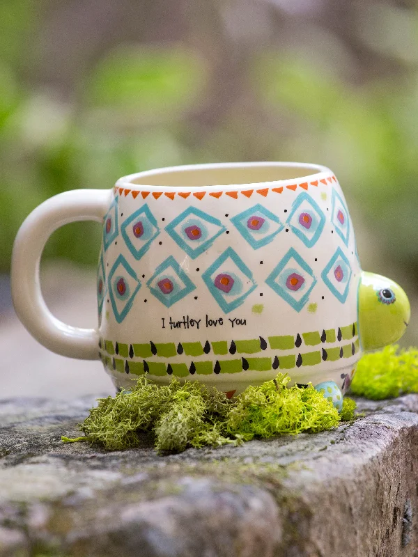 women's pajamas for everyday wearFolk Art Coffee Mug - Myrtle The Turtle